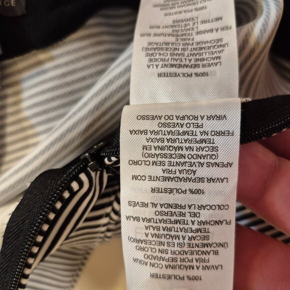 ARMANI EXCHANGE high waisted black and white shorts - Picture 6 of 13